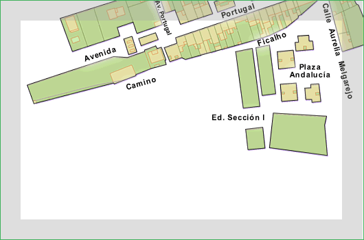 Sección c1 del Plano de Rosal de la Frontera