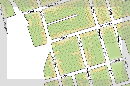 Sección c2 del Plano de Rosal de la Frontera